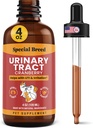 Traitement spécial des infections urinaires de race pour les chats et les chiens - supplément UTI de canneberge, soutien du rein et de la vésicule, 4 oz