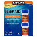 Cos7 Kirkland Signature Doxylamine Succinate Comprimés ,25mg AID de sommeil nocturne - 2 X 96 comprimés (192 comprimés Total)