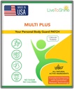 Live To Shine Multi Plus Topical Patch - USA Made - 30 jours d'approvisionnement pour les femmes et les hommes de