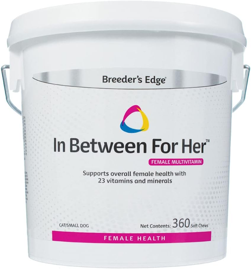 Éleveur entre deux pour elle, multivitamine quotidienne pour les chiens reproducteurs et les chats, comble les lacunes nutritionnelles, et soutient les mamans entre les reproducteurs, 360 ct chat et petit chien