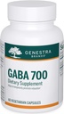 Genestra Marques GABA 700.000 Formulation d'acide gamma-aminobutyrique 60 Capsules