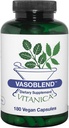Vitanica VasoBlend, Soutien cardiovasculaire, Végétalien/Végétarien, 180 Capsules