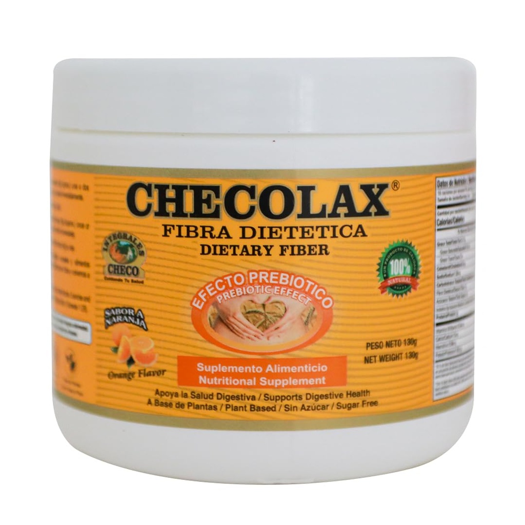 Notre fibre alimentaire soulage naturellement la constipation, soutient la régularité, aide à la Bloating & Gut Health, sans sucre, non-OGM, à base végétale - boost de fibre essentielle, orange (4.5 oz)