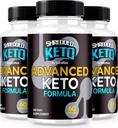 (3 Pack) Shredded Keto Pills, Premium Keto Shred Weight Loss Capsules, All Natural Keto Supplement to Support Fitness and Body Goals, Official ShreddedKeto Reviews (180 Capsules)