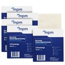 Calcium Alginate Dressing, 4"x4" [Boîte de 5] Stérile, MPM Medical