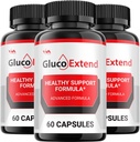 (3 Pack) Gluco Extend Supplément, GlucoExtend Capsule - Formule avancée Gluco Extend, GlucoExtend Maximum Strength Reviews, 180 Capsules