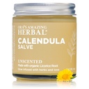 Salve Calendula, Crème Calendula, Salve Dessin, Onguent Calendula, Salve Amazing Herbal d'Ora, Sans noix de coco avec Calendula biologique et racine de réglisse, 4 oz