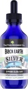 The Food Movement Co. Black Earth Silver 20ppm 4 oz Dropper - Argent colloïdal végétal liquide avec acides humiques et fulvic et minéraux traces pour la digestion, le soutien immunitaire et la santé du corps entier