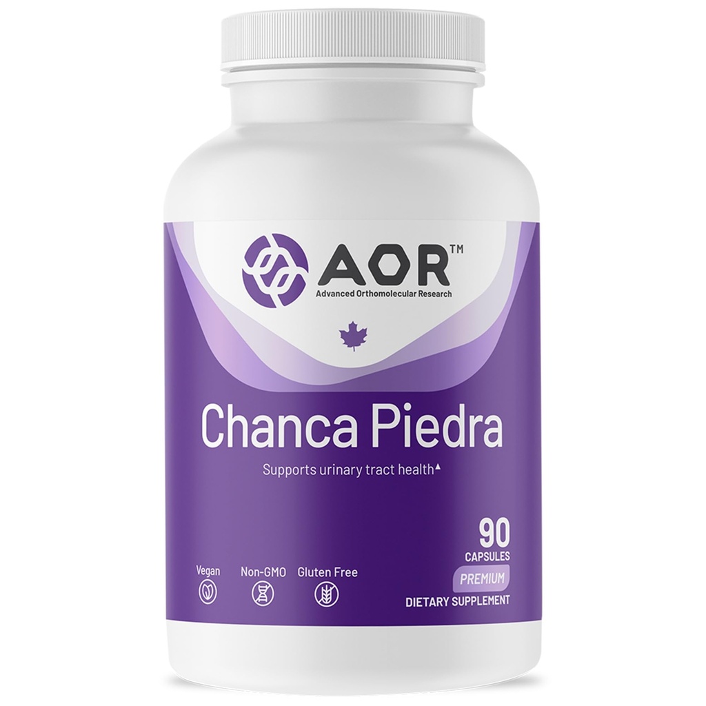 AOR, Chanca Piedra, supplément à base de plantes pour la santé du rein, du foie et de la galle, 500 mg, végétalien, 90 capsules (90 portions)