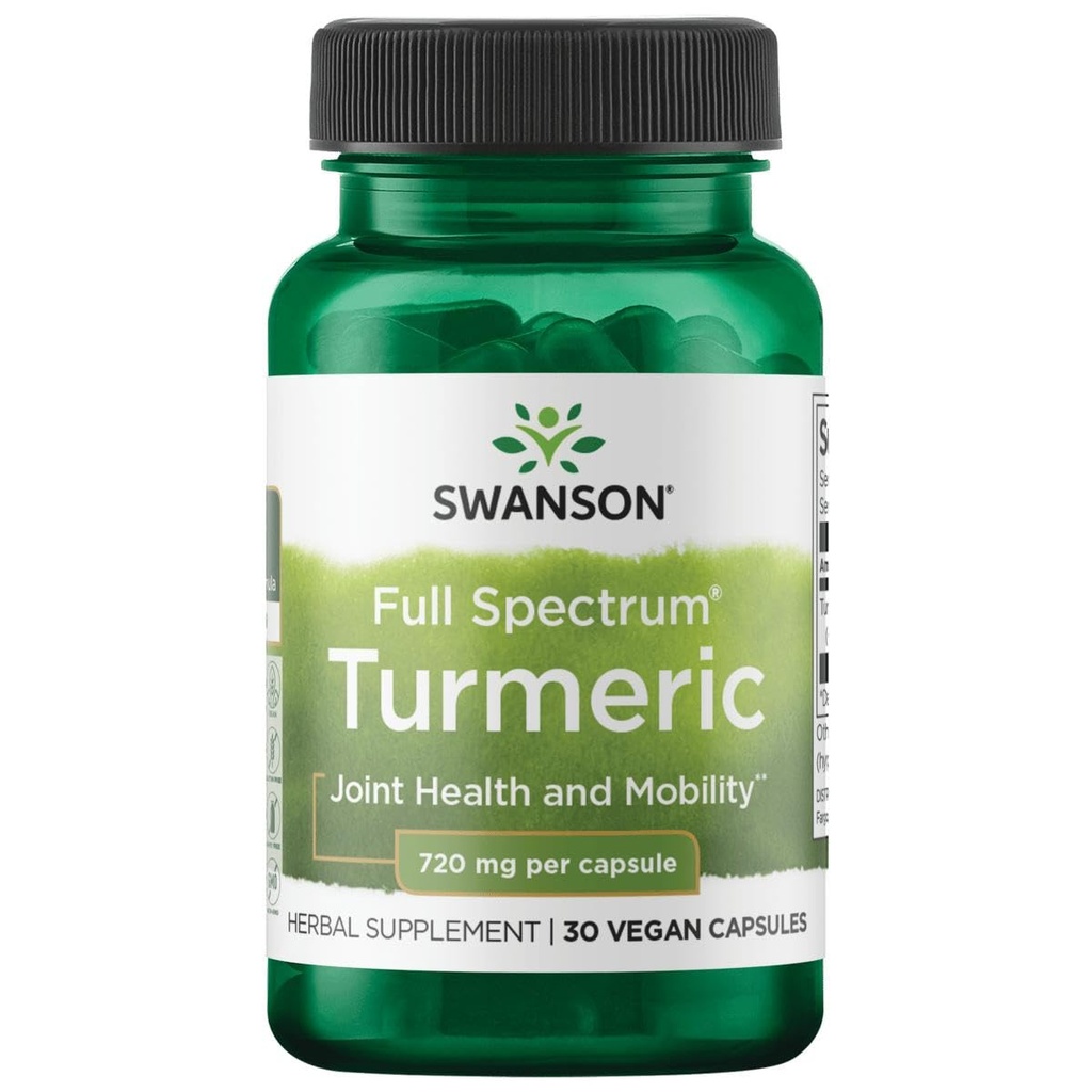 Swanson Turmeric 720 Milligrammes 30 Capsules
