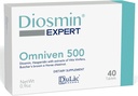 Dulàc - Omniven 500-40 Comprimés Diosmin, Extrait de Châtaigne de Cheval, Bouchers Balai, Hespéridin. Supplément alimentaire, fabriqué en Italie