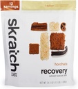 Skratch Labs Après l'entraînement Recovery Drink Mix avec Horchata, (21,2 oz, 12 portions) avec protéines de lait complètes de caséine et de lactosérum et probiotiques, sans gluten, casher, végétarien