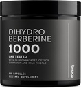 Supplément dihydroberbérique - Formule ultra-haute puissance de 1 000 mg avec glucoVantage, 10:1 Ceylan cannelle et 50:1 chardon de lait - laboratoire tiers testé