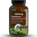 Bovine Colostrum Capsules de 1000mg avec supplément de la lactoferrine, Bovine Colostrum soutient le système immunitaire, Gut santé et système respiratoire - 60 Bovine Colostrum Capsules par Aamatec Life