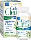 Body Gold Colon Clenz Regularity & Detox Formula (une fois par jour) Support avec 9 herbes + probiotiques actifs (75 CT)