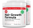iRestore Hair Growth Supplement – Blockers naturels DHT & Multivitamin Blend – Vegan, Non-GMO, 90 Capsules – soutient les cheveux plus épais, plus forts pour les hommes et les femmes – 2-Pack