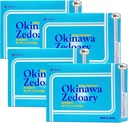 Umeken Okinawa Zedoary pourpre et blanc curcuma avec extrait de chou fermenté, suppléments de santé Gut pour les femmes et les hommes, racine zédoary, supplément curcuma, 60 comte, paquet de 4