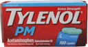 TYLÉNOL PM Extra-fort Douleur soulagement/Nuit Aide au sommeil Caplets 100 ea