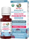 MaryRuth Organics USDA Organic 40 Femmes Probiotic Liquid Drops : Probiotiques pour la santé digestive Questions d'IG liées au stress