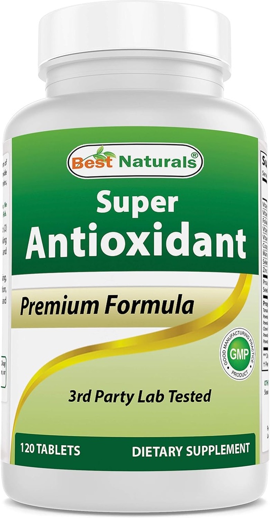 Meilleures naturelles Super Antioxydant Formule 120 Comprimés