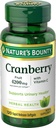 Nature's Bounty Cranberry Fruit 4200 mg, plus vitamine C, 120Softgels..
