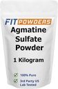 Poudre de sulfate d'agmatine 1 Kilogramme (dimensions multiples) Résistance et pompe (oxyde nitrique) 100% poudre d'agmatine pure, végétalienne, sans gluten