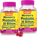 Et bien Oui 25 milliards de probiotiques pour les femmes Cranberry et D-Mannose Gummies (2 Pack) - Vaginal et Gut Health, Soutien digestif, et la santé féminine - Probiotique pour les femmes avec 12 souches - 60 Gummies