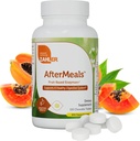 Zahler AfterMeals Enzymes digestifs pour la santé de la digestion - Enzymes digestifs à base de fruits à croquer pour les femmes et les hommes avec la puissance de la papaye et de l'ananas - sans gluten casher fabriqués aux États-Unis (100 comprimés)