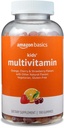 Bases Multivitamine pour enfants, 190 Gummies, orange, cerise et fraise (précédemment Solimo)