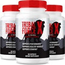 (3 Pack) Tribal Force X Capsules, TribalForceXL Max Performance Support pour les hommes, TribalForce X Toutes les pilules naturelles, TribalForces XXL Formule masculine pour l'énergie durable, TribalForces X Review (180 capsules)