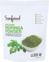 Moringa en poudre, bio. Utilisez pour la perte de cheveux, perte de poids. Produit mono-ingrédient pur. Sachet de 8 oz