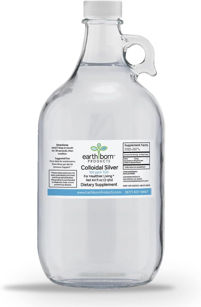 Argent Colloïdal Monatomique (64OZ.)