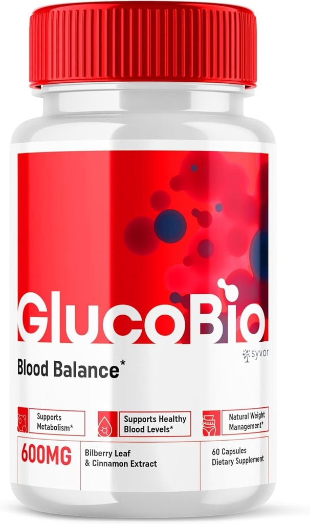 GlucoBio Capsules de soutien à la santé et au mieux-être Gluco Bio Pills, Gluco Bio Natural Vitamine Complément général de soutien à la santé et au bien-être Glycogen Formula, BioGluco Multivitamin Capsules (60 Capsules)