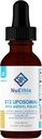 Formules NuEthix B12 Liposomale avec supplément alimentaire en folate de méthyle, vitamines bioactives B pour soutenir un métabolisme optimal, 1 once fluide, 30 portions