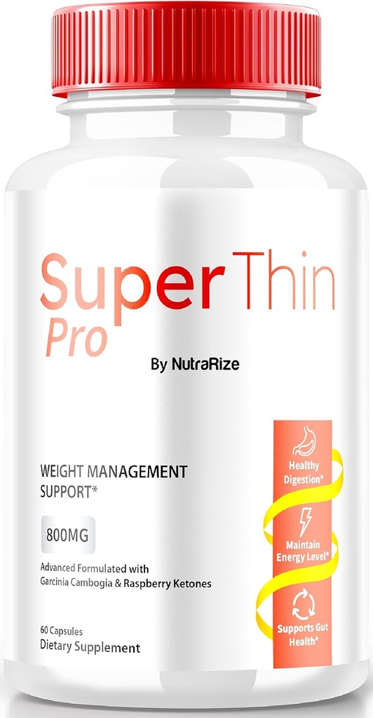 SuperThin Pro Pills, Super Thin Pro Weight Loss & Balanced Nutrition, Official Keto Formula, Natural Supplement to Transform Your Body and Overall Health, SuperThinPro Review (60 Capsules)