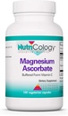 Nutricologie Supplément d'ascorbate de magnésium - 1000mg de vitamine C buvée, soutien immunitaire, poudre de magnésium, capsules végétariennes - 100 Compte