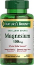Bounty Magnésium de la nature 400 mg, Softgels, 75 ea - 2pc