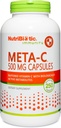 Capsules Méta-C NutriBiotiques, 500 mg de vitamine C spiruline-bound, 250 Nombres tamponnés de calcium, de métabolites spiruline biologiquement actifs et de bioflavonoïdes citrons