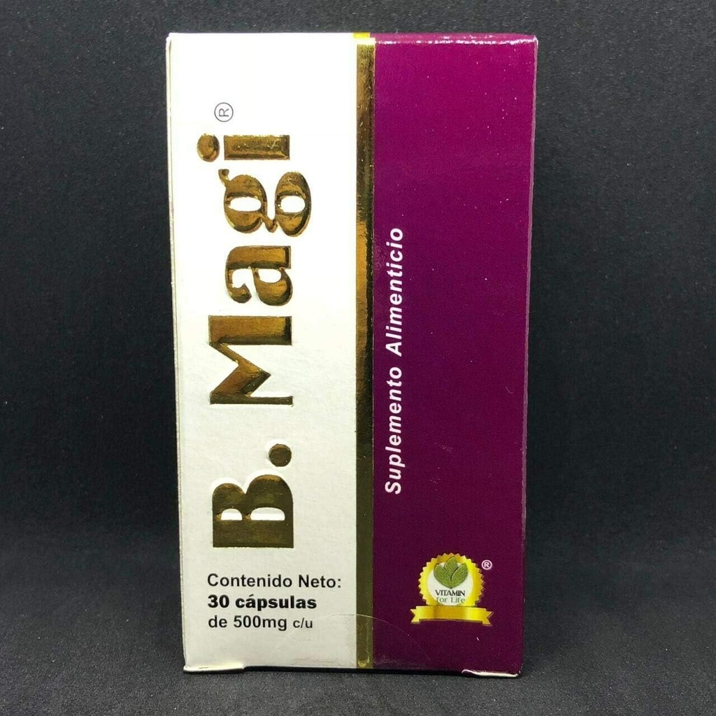 B Magi 30 Cap 500 MG Elimina Tallas, Pierde Peso!