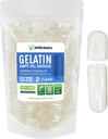 XPRS Nutra Taille 2 Capsules vides - 1000 Compter Capsules vides de gélatine - Pills Bricolage Capsule Remplissage - Pure Pilule Gel Caps pour Do-It-Youlf Suppléments