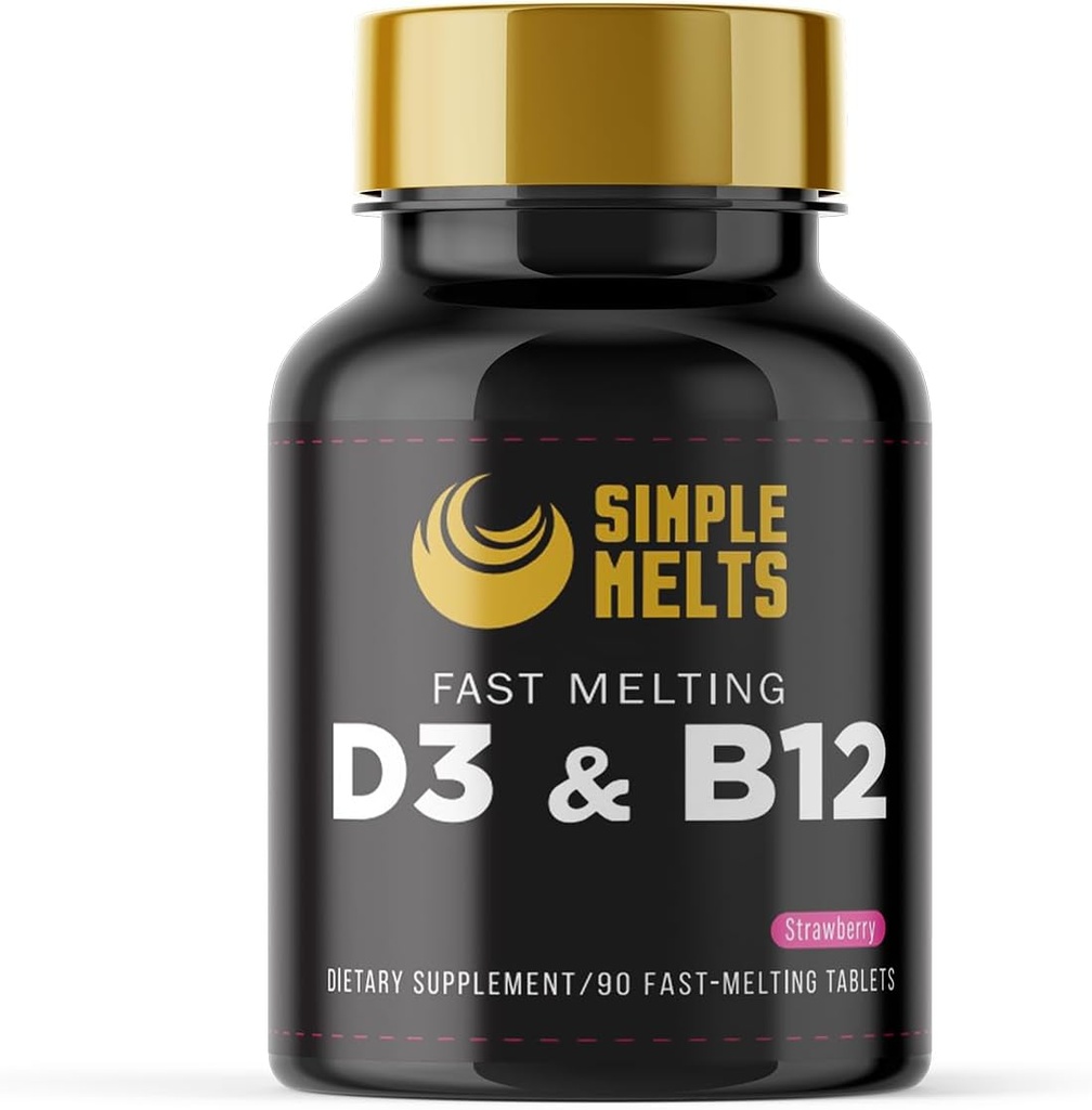 Bariatrique dissolvable D3 B12. Vitamine B12 2500mcg & D3 125mcg 5000IU B 12 et D 3 comprimés.
