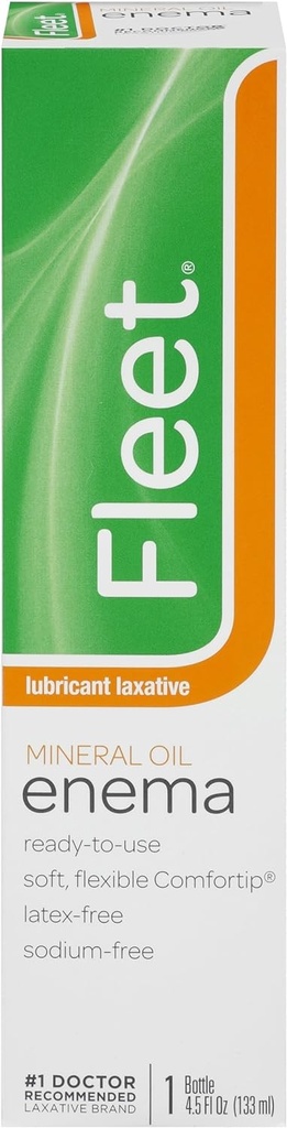 Fleet Laxative Mineral Oil Laema for Constipation, 4,5 Fl Oz (paquet de 12)
