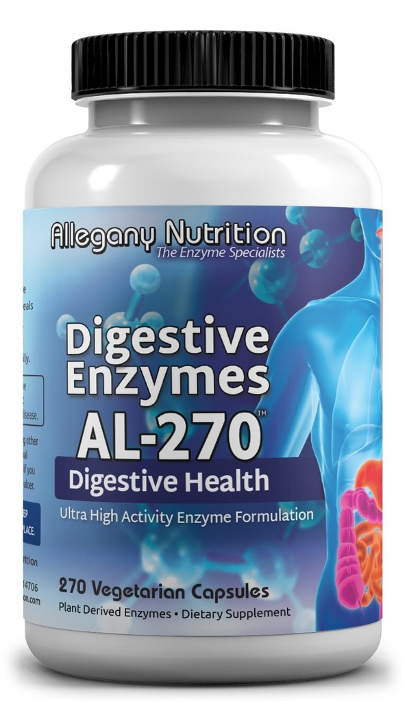 Enzymes digestifs sans gluten - 270 Nombre