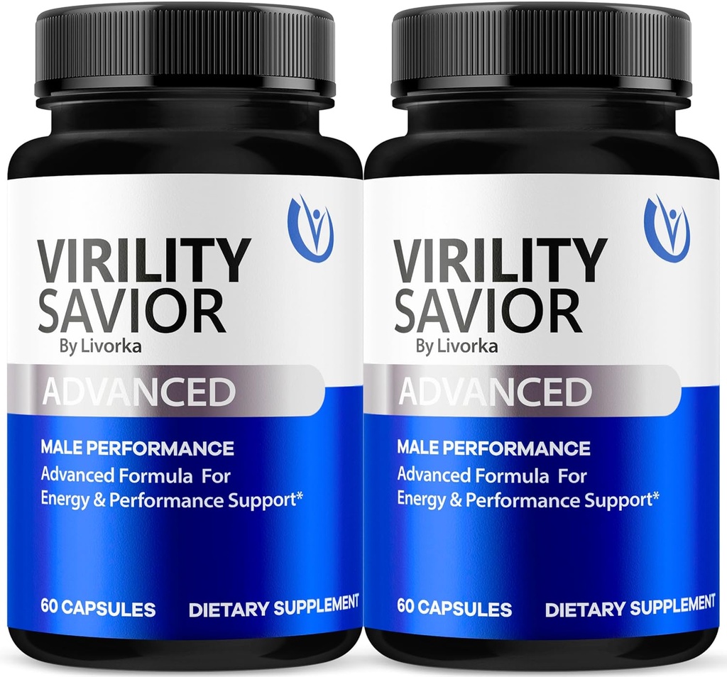 (2 Pack) VirilitySavior Pills, VirilitySavior, VirilitySavior Capsules Formule avancée, Virility officielleSavior Toutes les capsules naturelles, VirilitySavior Pills Reviews, 120 capsules pour 2 mois