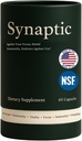 Lion synaptique Supplément de champignons de la Mane – Soutien immunitaire, Relief du cerveau, Antivieillissement, Concentrage calmaire et Longévité cellulaire – Reishi, Shiitake, Maitake – Nootrope tout naturel – Non-OGM, végétalien, sans gluten