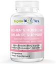 Soutien à l'équilibre hormonal des femmes - Supplément à base de plantes pour la ménopause, l'hormone et la santé reproductive - Suppléments non OGM avec des isoflavones de soja, Cohosh noir, Dong Quai - 60 capsules