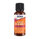 MAINTENANT Aliments suppléments, liquide D-3 et MK-7 avec 2 500 UI vitamine D-3 et 100 mcg vitamine K-2 par 5 gouttes, 1-Ounce