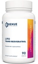 Renue by Science Resveratrol , supplément de resvératrol liposomique de haute résistance , 90 capsules de resveratrol trans - 125mg de réservatrol par service , non-OGM , fabriqué aux États-Unis Tiers-partie testé