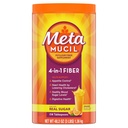 Métamucil 4-en-1 Supplément de fibre de Psyllium Husk, Sucre réel, 114 cuillères à soupe, Aromatisé orange, Poudre de fibre quotidienne pour la santé digestive, en fibre de Psyllium Husk à base végétale