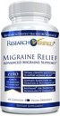 Recherche Verified Migraine Relief - Supplément double action - Réduire la gravité et la durée, Hormones d'équilibre - avec Ginger et Ginko Biloba- 60 Capsules - 60 Capsules - 1 mois d'approvisionnement